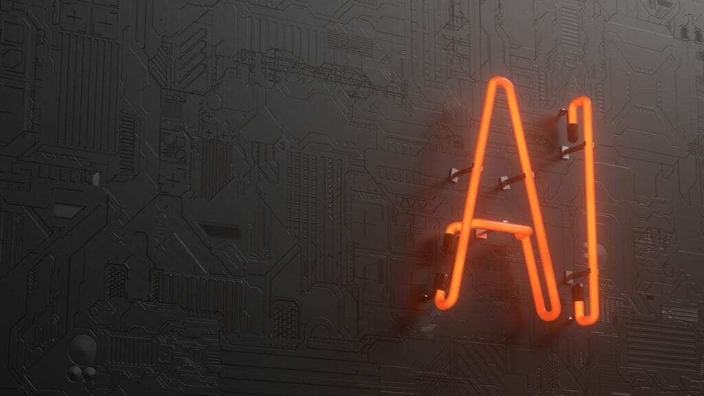 Domena .ai neon