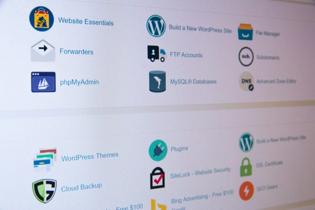 Hosting cPanel WordPress FTP PHP MySQL SSL