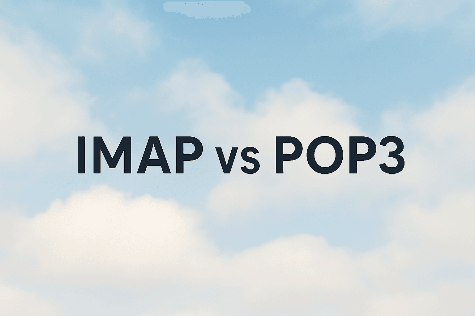 Konfiguracja klienta pocztowego - protokół IMAP vs POP3