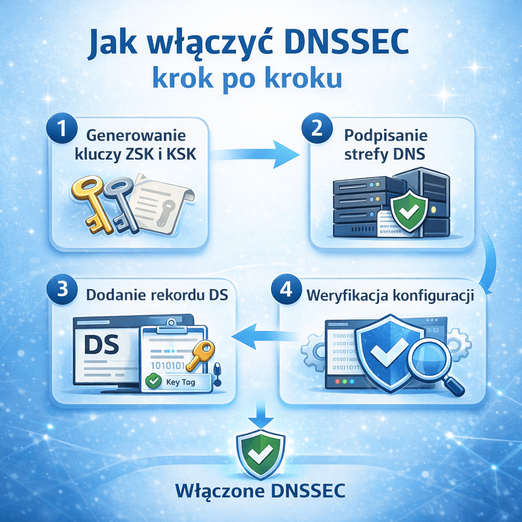 Jak włączyć DNSSEC krok po kroku