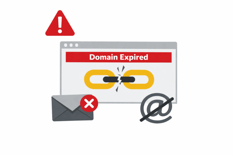 Co się stanie z pocztą po wygaśnięciu domeny